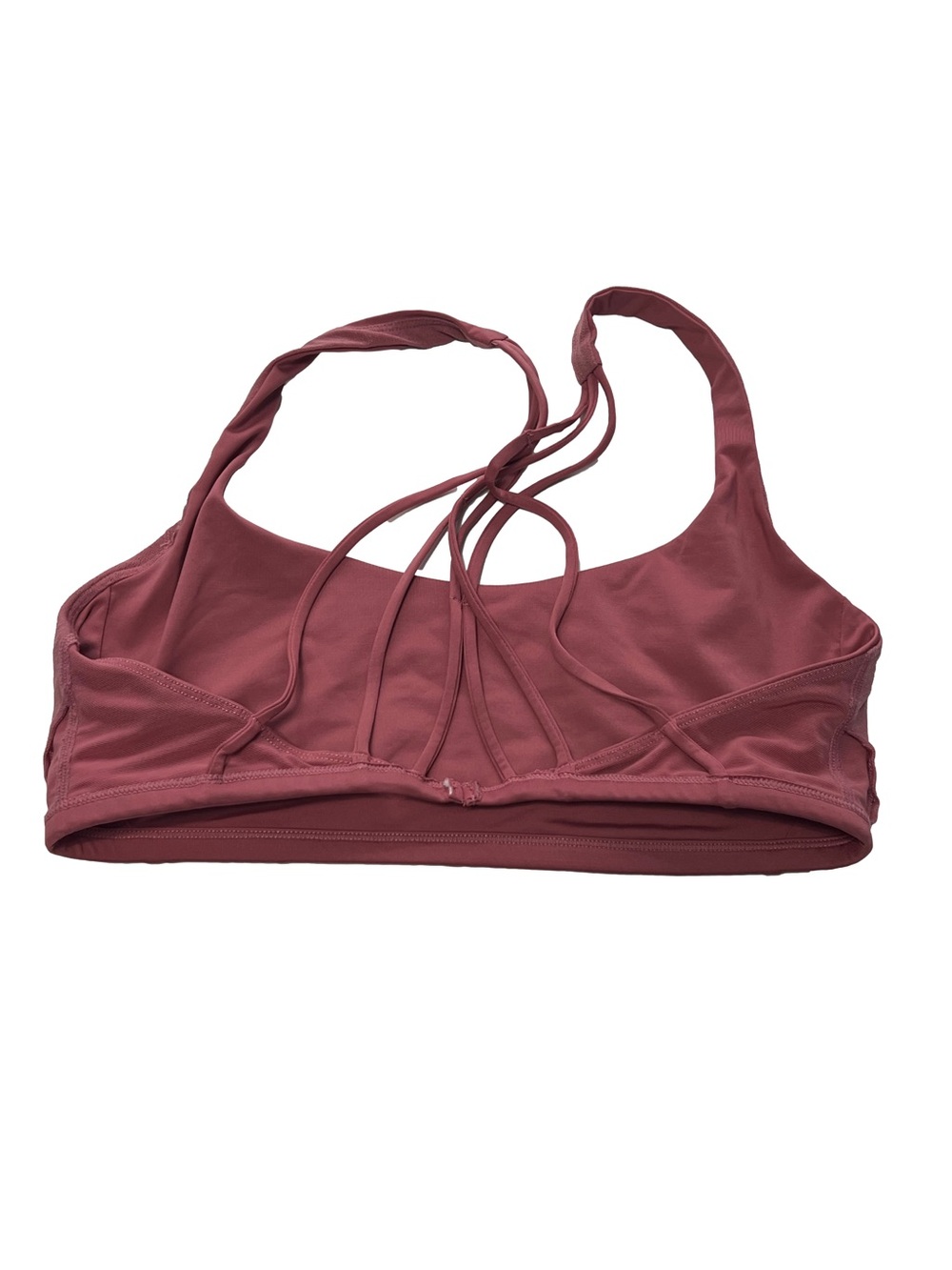 CRZ Yoga Women’s Strappy Sports Bra - Dusty Rose - Picture 4 of 6